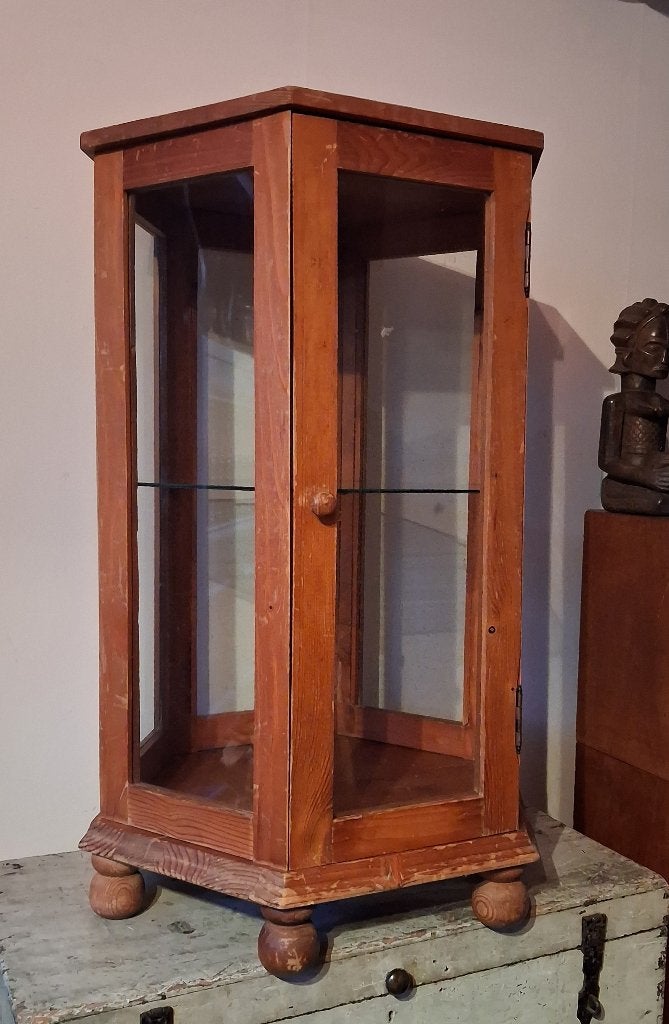 Vitrinekast mobiel Curiosa Vintage Antieke Markt Vitrine TOP, Ophalen, Gebruikt