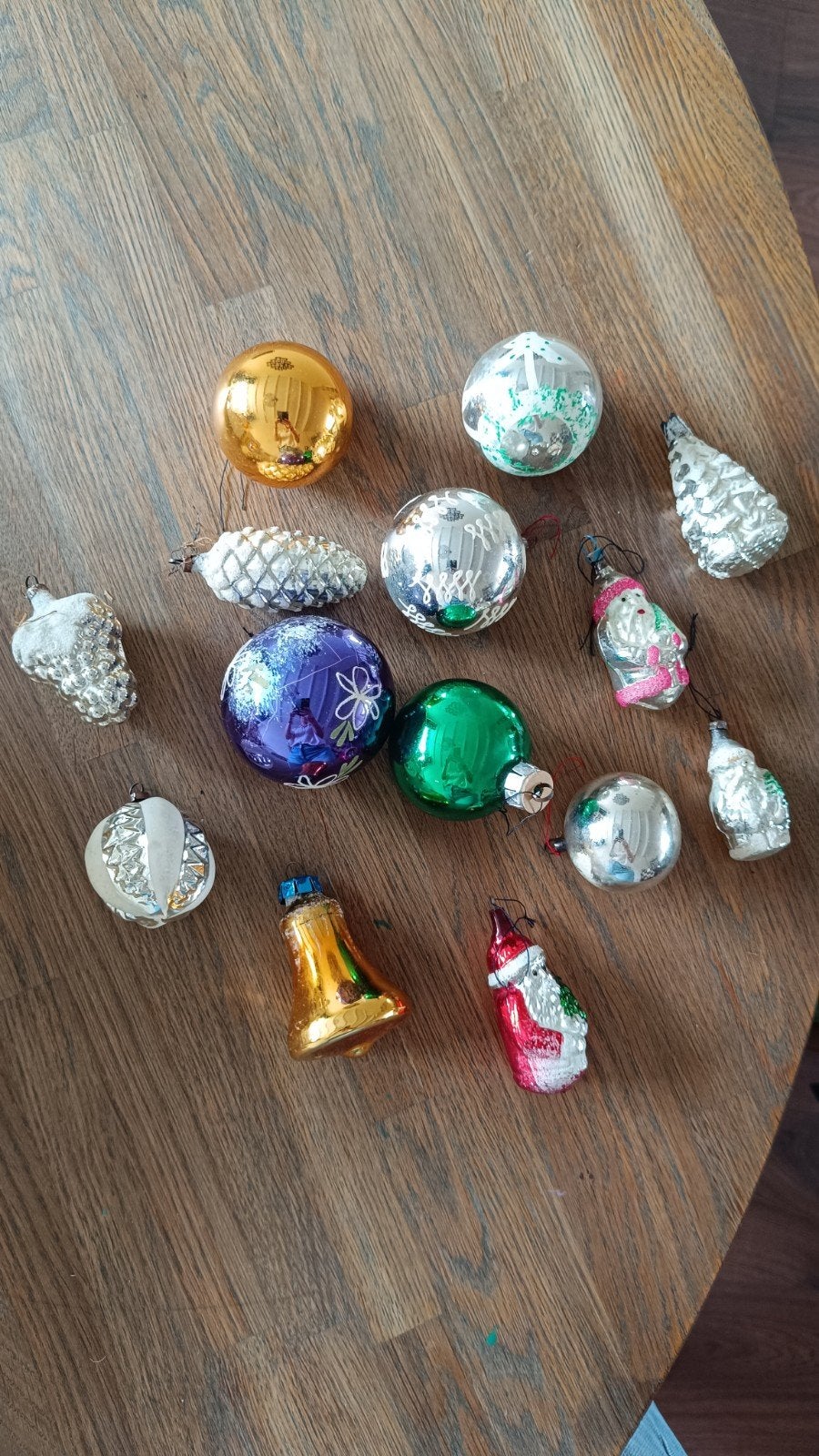 Oude kerstballen antiek, Ophalen of Verzenden, Gebruikt
