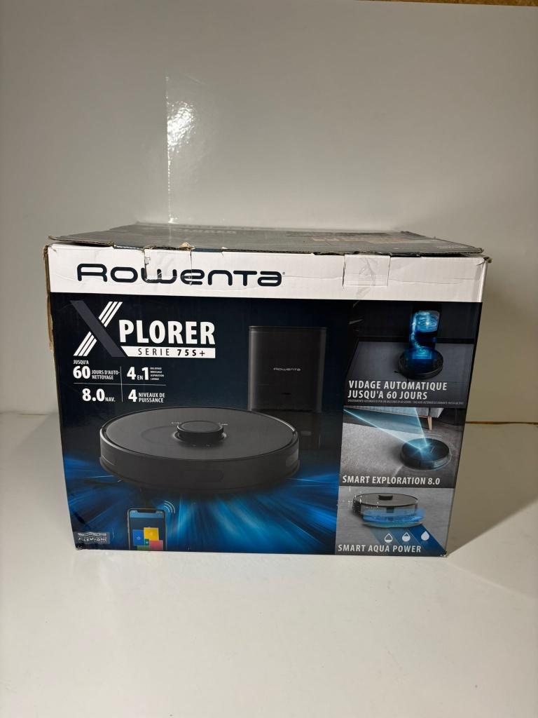 Rowenta X-Plorer Serie 75S+ Robotstofzuiger, Witgoed en Apparatuur, Stofzuigers, Rowenta, Gebruikt, Stille werking, Ophalen of Verzenden