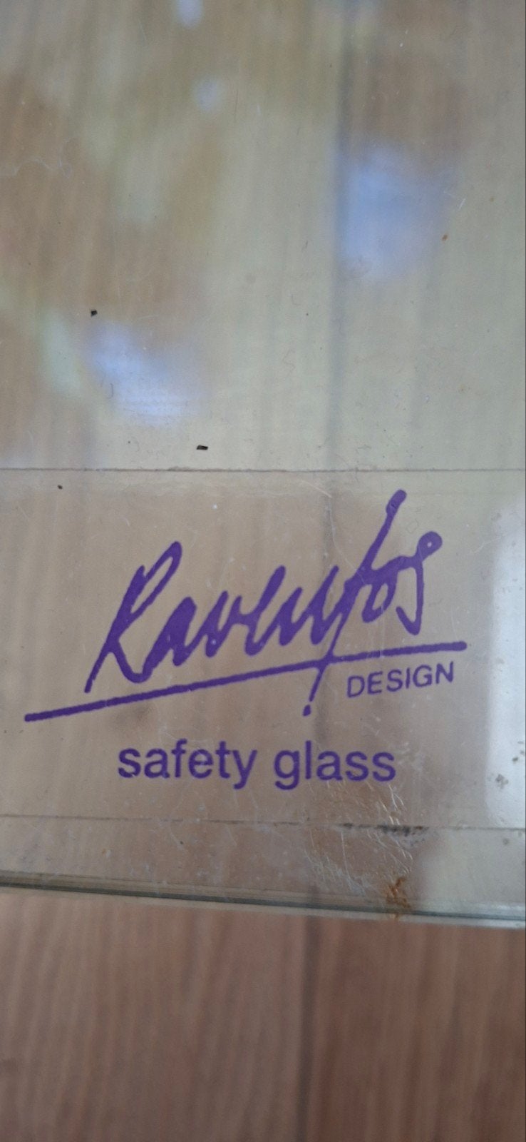 Glazen design salontafel, Ophalen, 50 tot 100 cm, Glas, Minder dan 50 cm