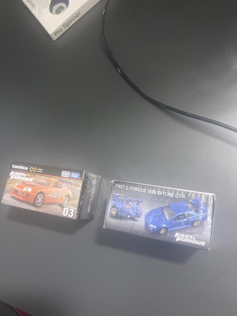 Tomica Fast & Furious Supra & Skyline GT-R Set, Ophalen of Verzenden, Zo goed als nieuw
