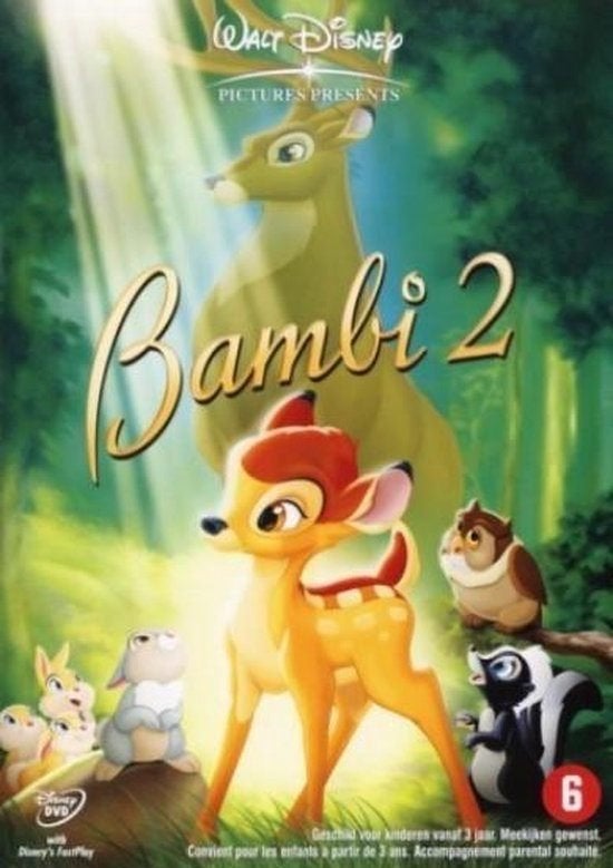 Bambi 2 DVD, Europees, Tekenfilm, Verzenden, Zo goed als nieuw