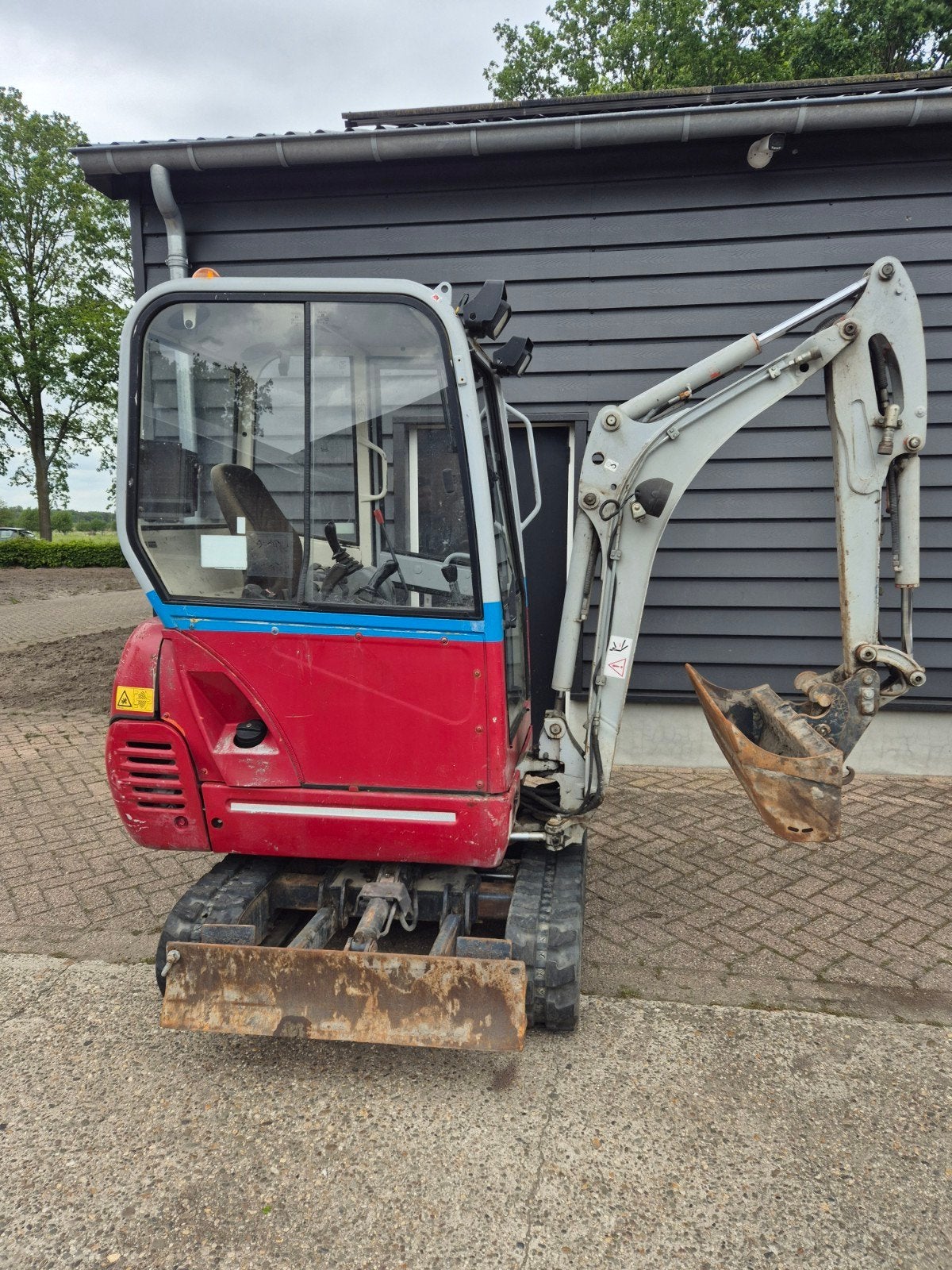 kubota kx41-3, Ophalen, Graafmachine