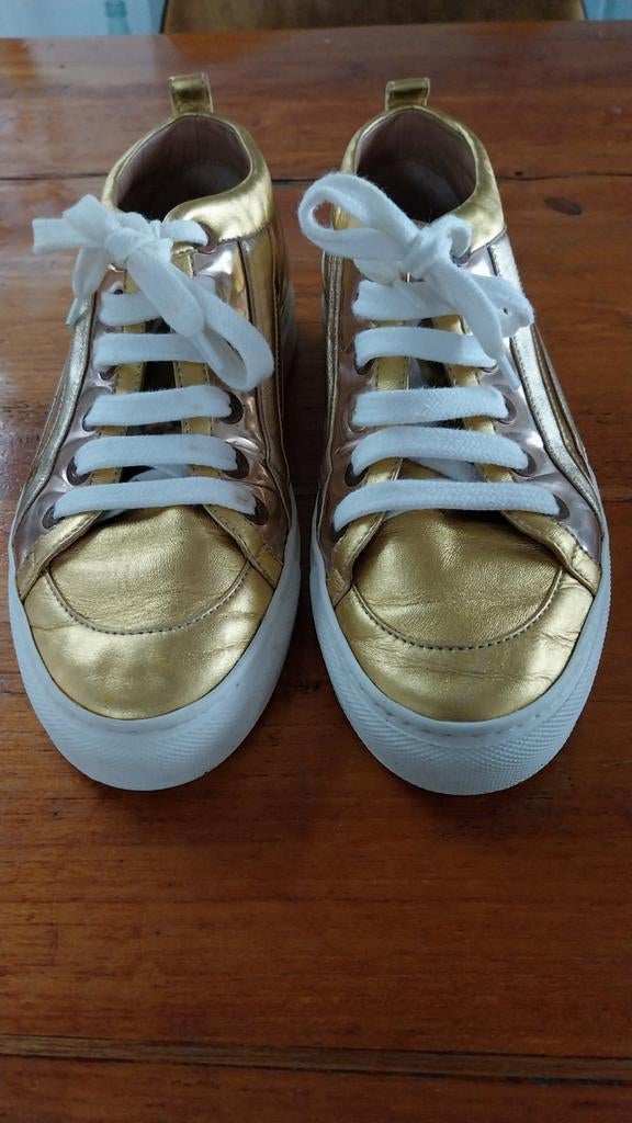 Laurence Dacade gouden sneakers. Maat 39., Laurence dacade, Overige kleuren, Ophalen of Verzenden, Sneakers of Gympen