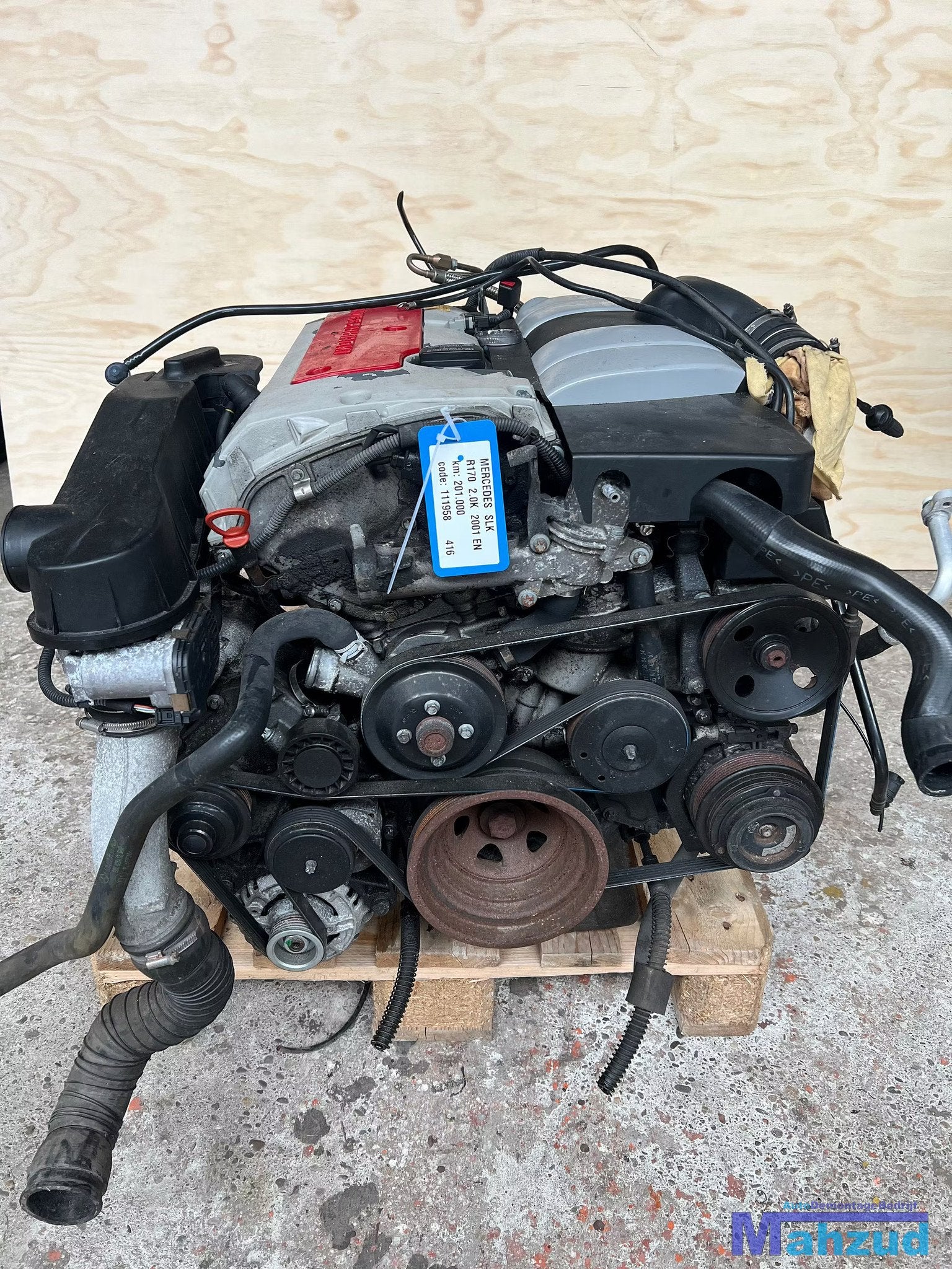MERCEDES SLK R170 2.0 Kompressor Motorblok motor 111958, Gebruikt, Mercedes-Benz AG, Mercedes-Benz, Ophalen of Verzenden