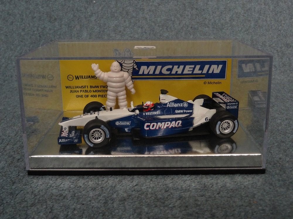 F1 BMW Williams FW23 Montoya zeldzame MICHELIN uitgave, Hobby en Vrije tijd, Ophalen of Verzenden, Gebruikt, Auto, MiniChamps