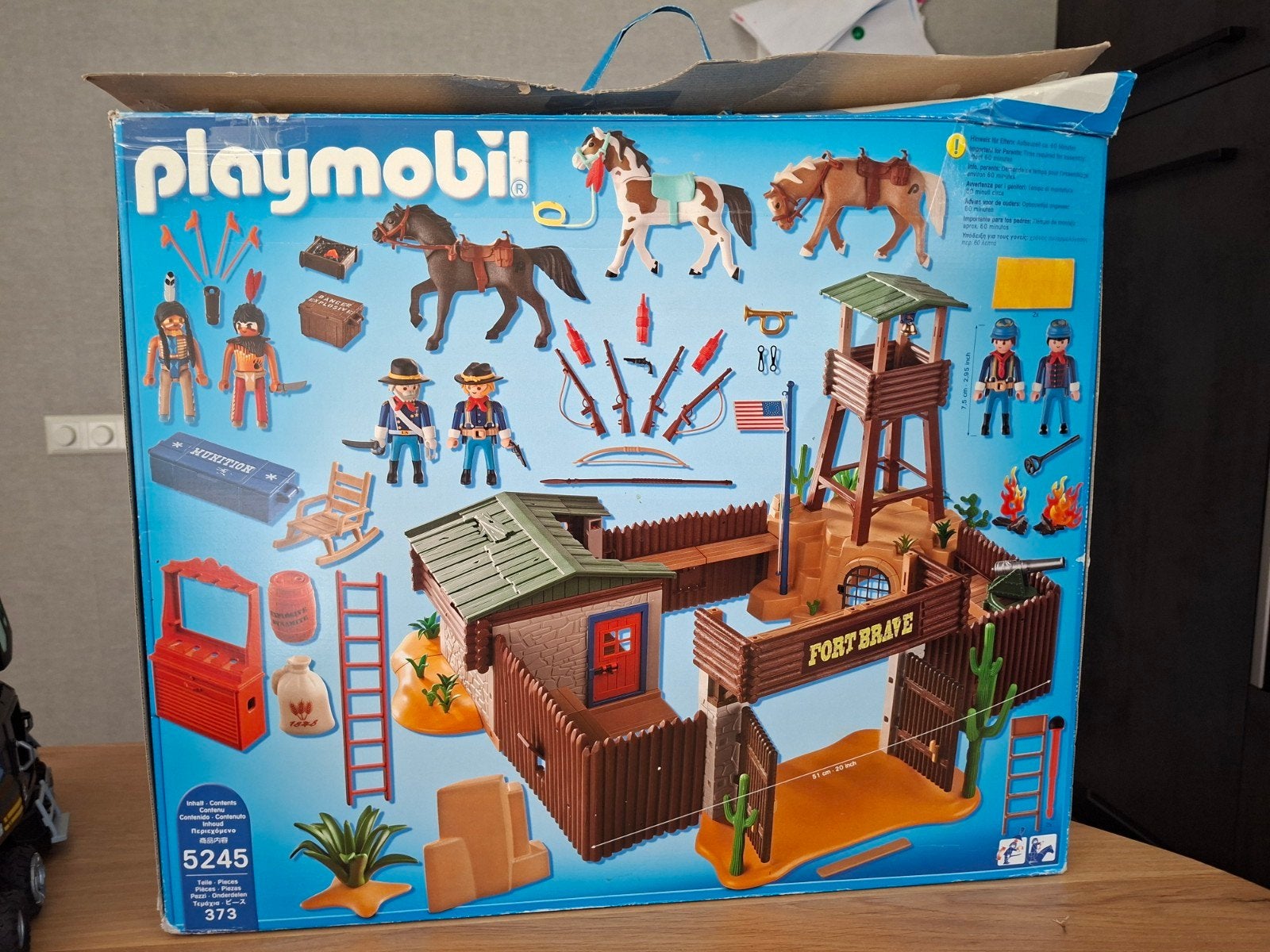 Playmobil Fort Brave 5245 Western Set, Ophalen of Verzenden, Gebruikt, Jongen of Meisje