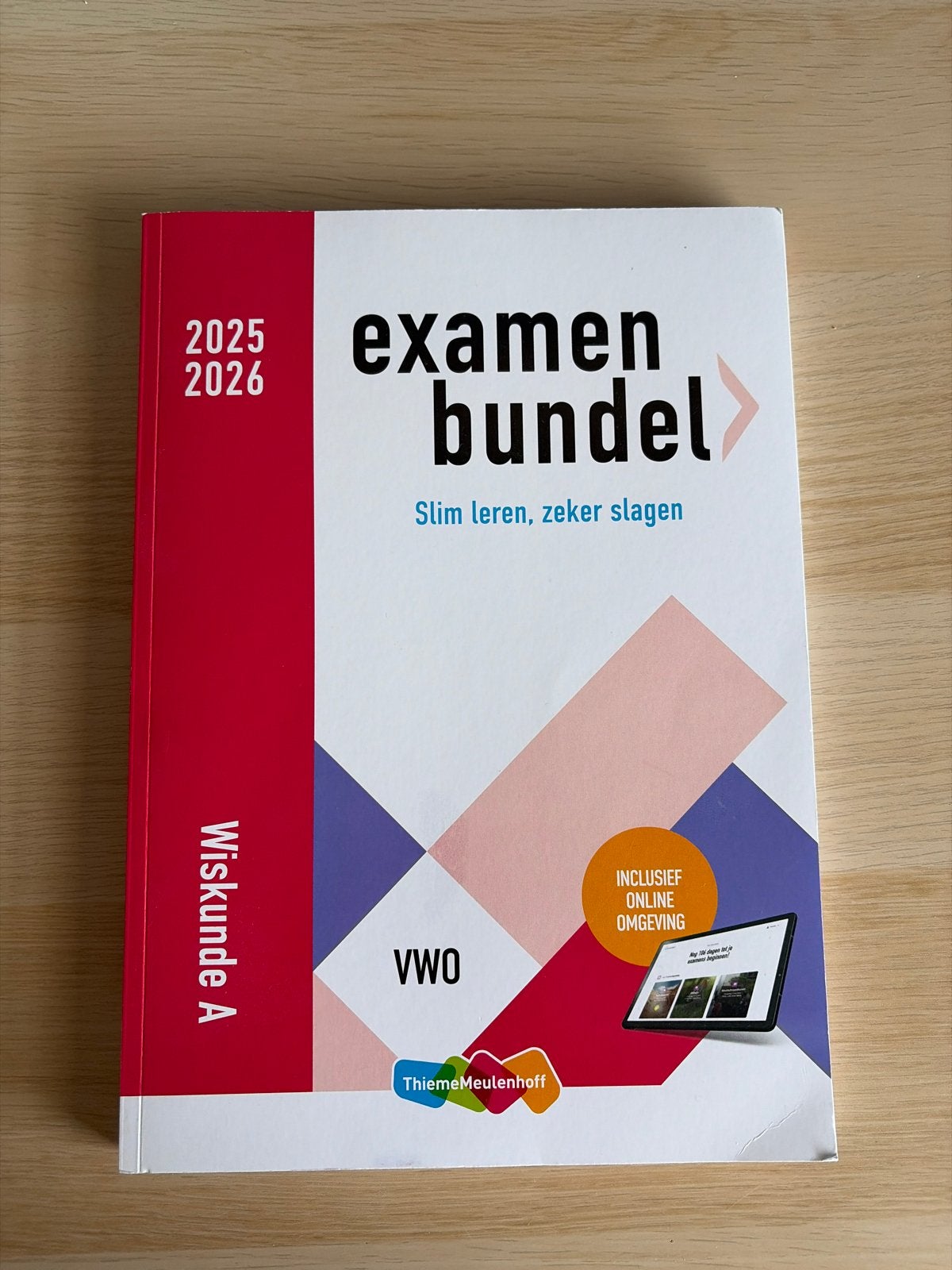 Examenbundel Wiskunde A VWO 2025/2026, Ophalen of Verzenden, Beta, Nieuw