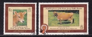 1938 – Jersey Michel 196/197 gestempeld , Jersey runde, Verzenden, Gestempeld