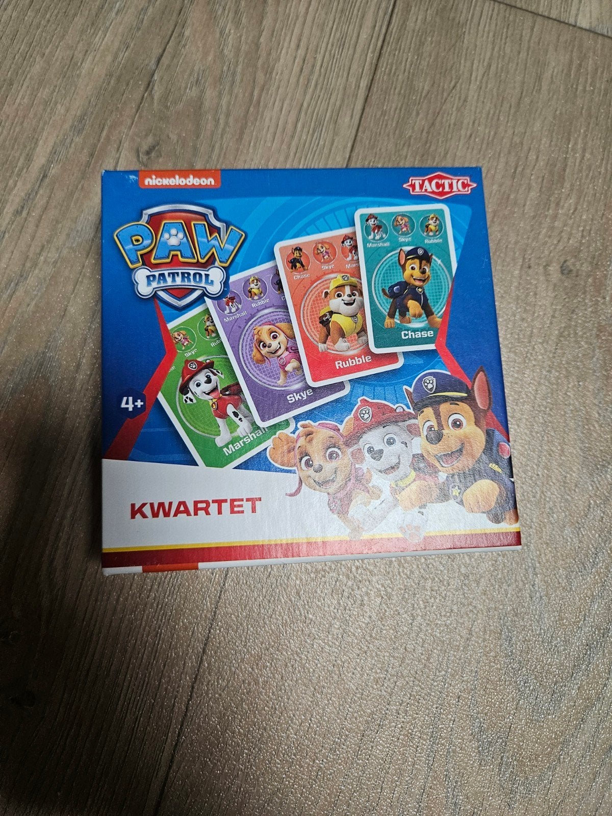 Paw Patrol Kwartetspel - Nickelodeon Tactic, Drie of vier spelers, Ophalen of Verzenden, Gebruikt, Tactic
