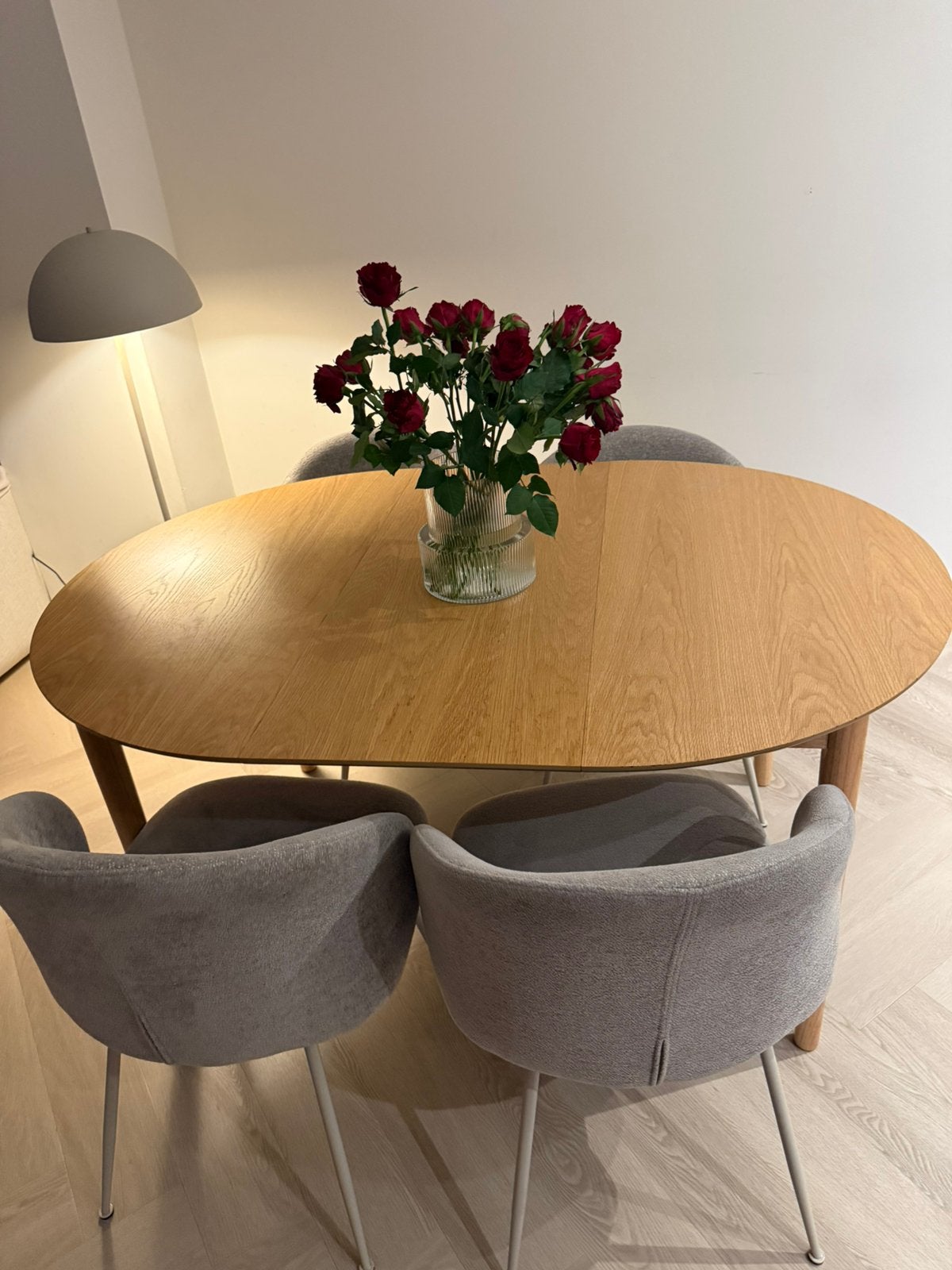 Uitschuifbare eettafel JYSK MARSTRAND 110-200 cm, Ophalen, Gebruikt, 100 tot 150 cm, 200 cm of meer