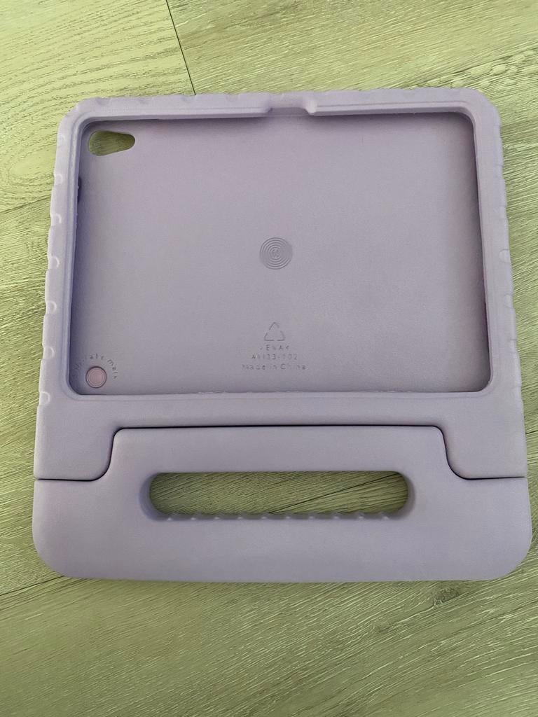 NIEUW Paarse Kinder Tablet Hoes met Handvat - 10 inch, Ophalen of Verzenden, Gebruikt, 10 inch, Bescherming voor- en achterkant