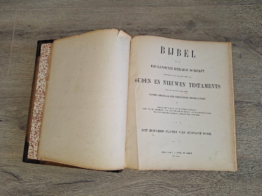 Antieke bijbel uit 1873, Ophalen