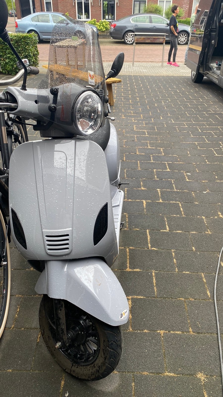 Scooter blauw kenteken, Ophalen, Gebruikt