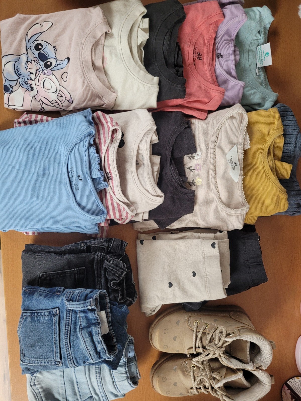 Kledingpakket meisje maat 104/110/116 - 19 stuks, Kinderen en Baby's, Ophalen, Gebruikt, Maat 110