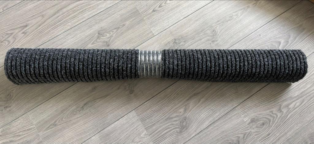 Nieuwe zwarte deurmat 100x100 cm (nog in doos), Tuin en Terras, Binnen, Nylon, Nieuw, Ophalen of Verzenden