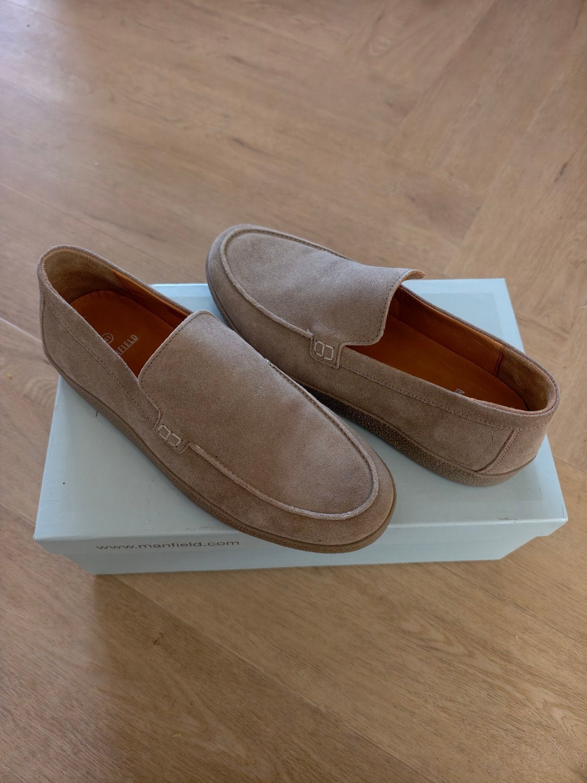 Manfield loafers nieuw maat 41, Loafers, Manfield, Bruin, Nieuw