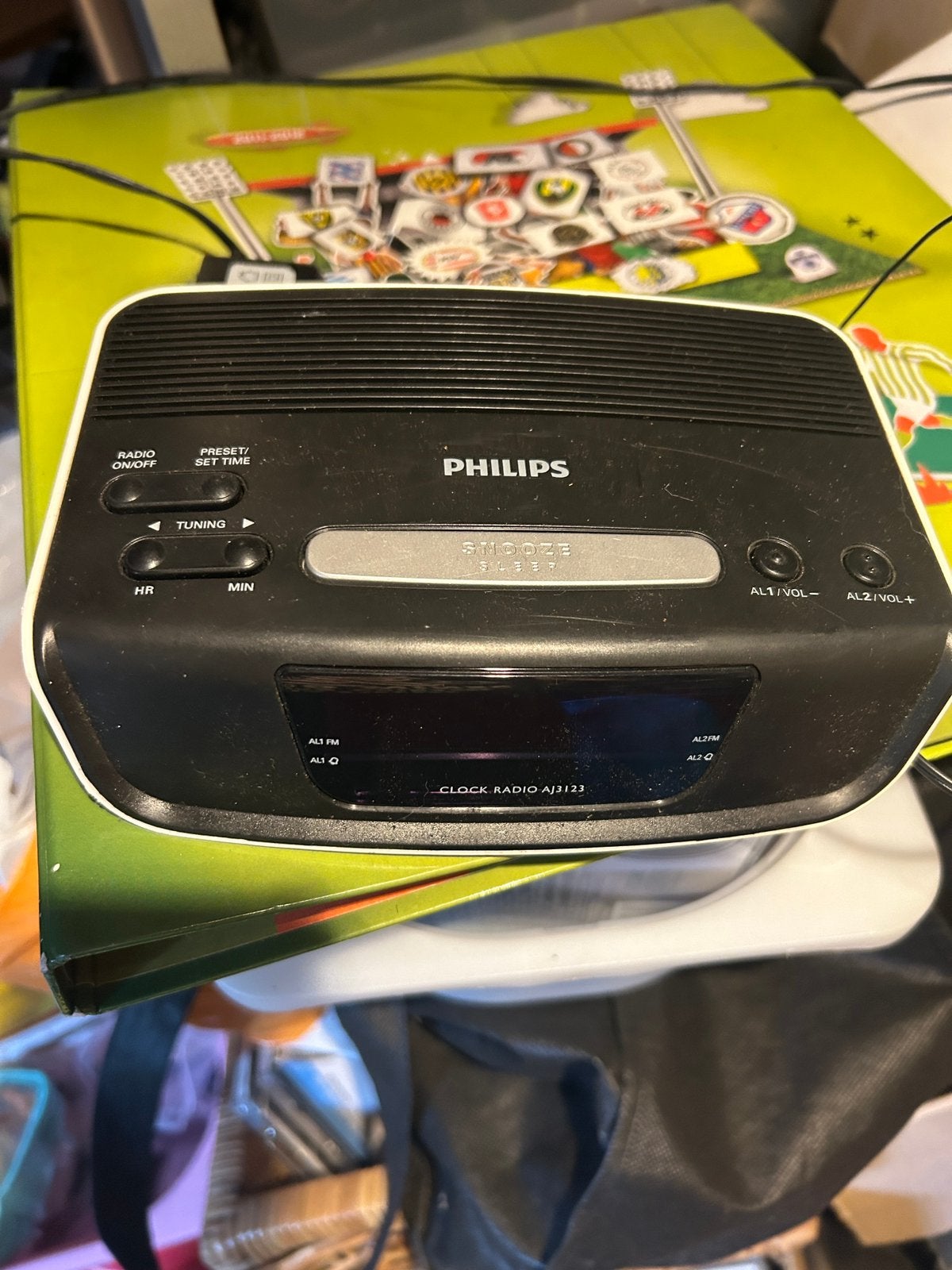 Philips wekker radio retro, Ophalen of Verzenden, Zo goed als nieuw