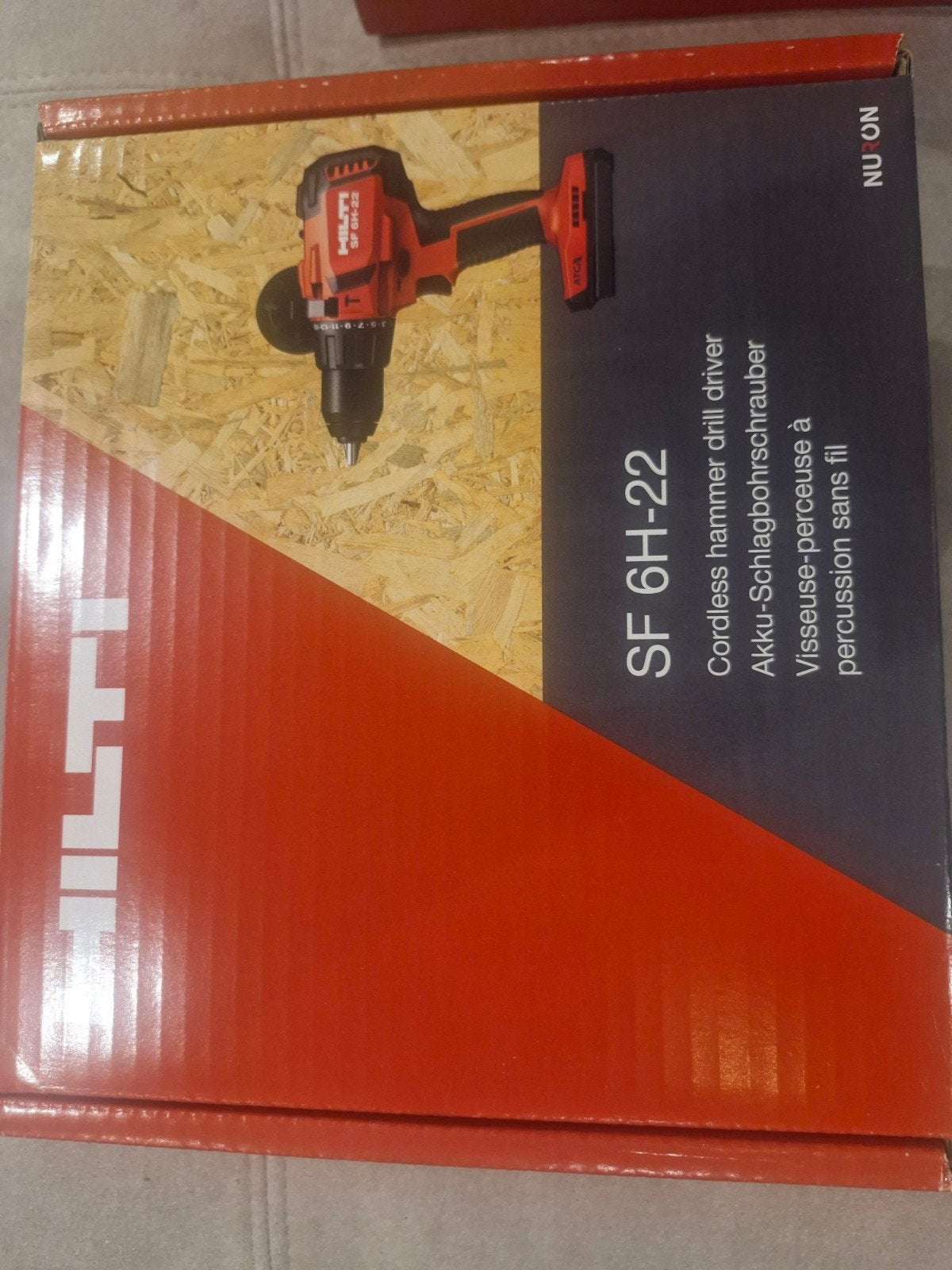Hilti SF-6H-22 klopboormachine op accu, Doe-het-zelf en Verbouw, Gereedschap | Boormachines, Ophalen of Verzenden, Nieuw, Boormachine