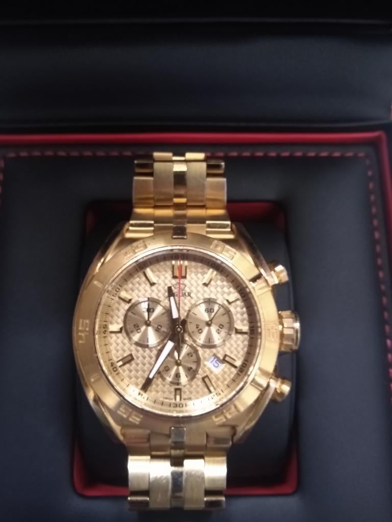 Jaguar heren horloge J853/2, Overige merken, Staal, Gebruikt, Polshorloge