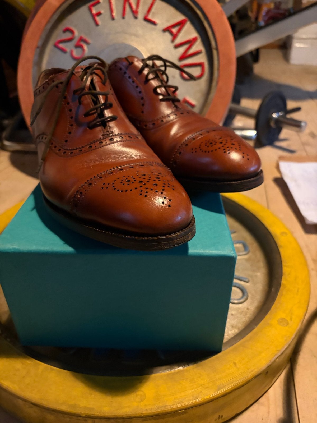Edward Green Cadogan (9) voor Hackett - oxfords, Ophalen of Verzenden, Gedragen, Bruin, Veterschoenen