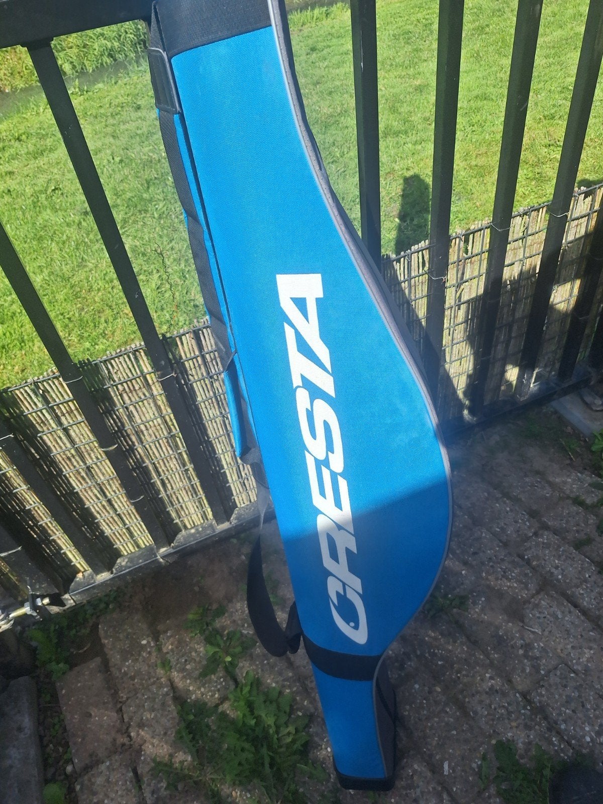 Cresta Hengelfoedraal - Blauw/Zwart, Ophalen, Gebruikt, Koffer of Tas