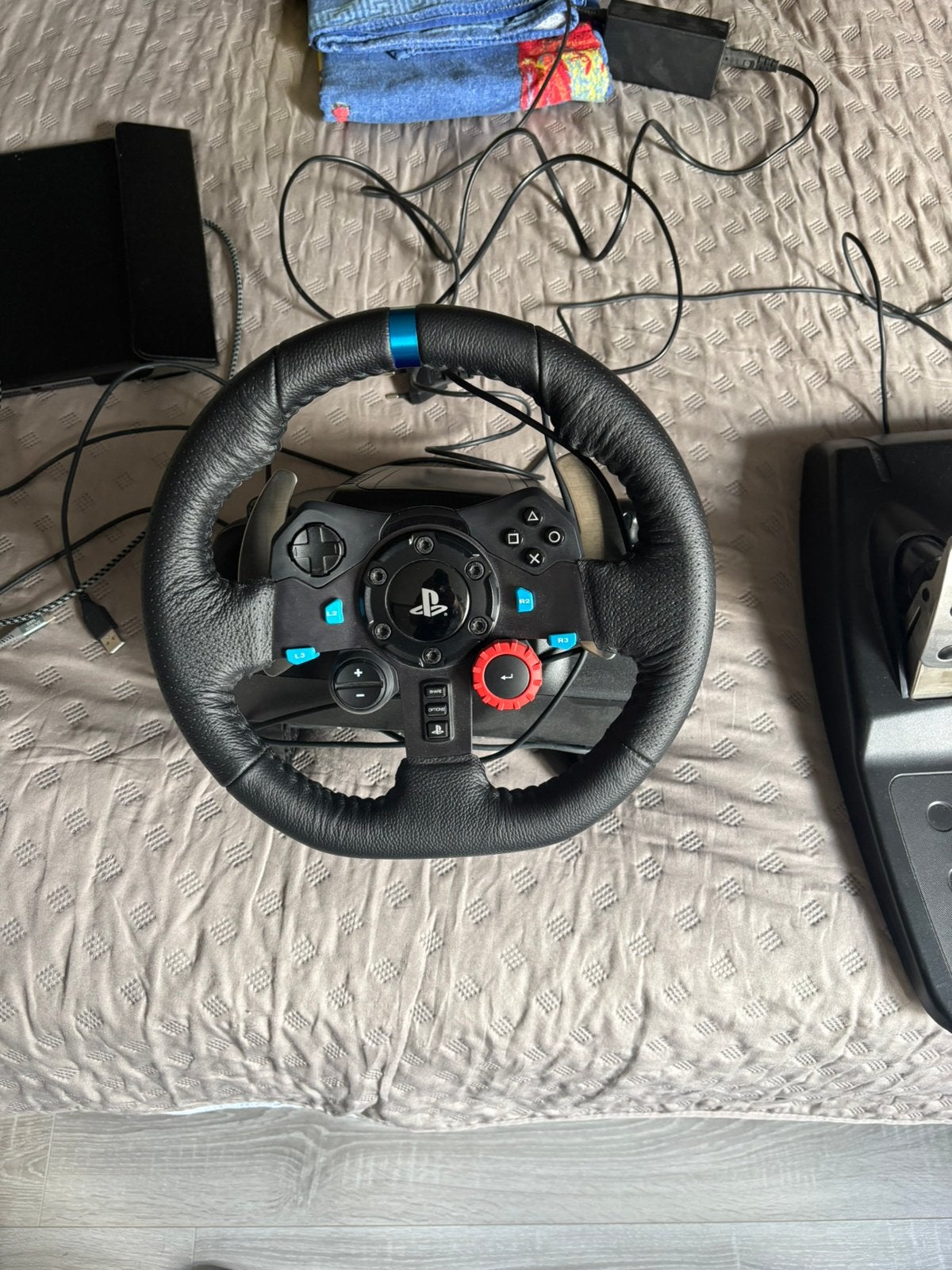 Logitech stuur met pedalen, voor ps4, Ophalen, Gebruikt, PlayStation 4