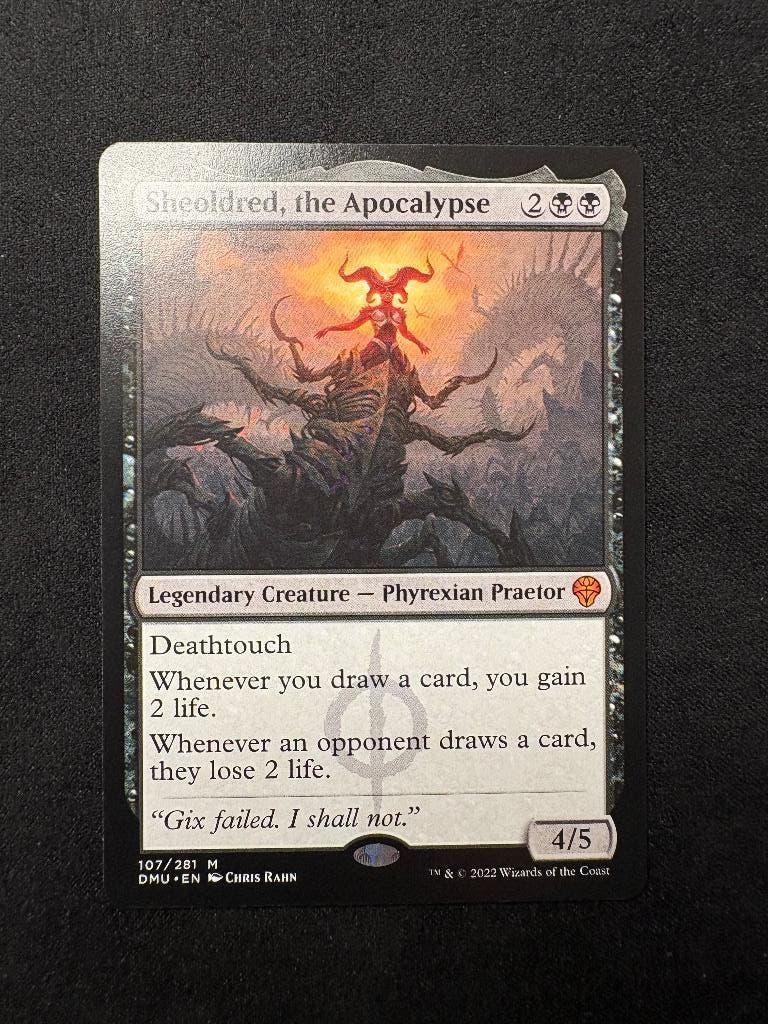 Sheoldred, the Apocalypse (Dominaria United 107), Ophalen of Verzenden, Zo goed als nieuw