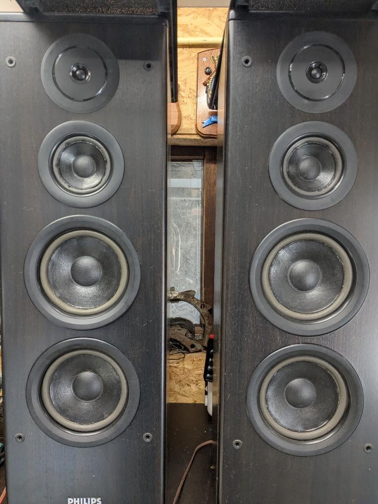 Philips 900-serie FA 931 en 2x Philips FB 820 luidsprekers, Ophalen, Philips, Gebruikt, Overige typen