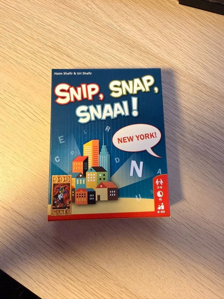 999 Games Snip, Snap, Snaai!, Hobby en Vrije tijd, Een of twee spelers, Ophalen of Verzenden, Zo goed als nieuw, 999 Games