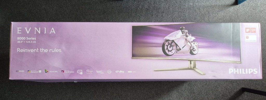 Philips Evnia – 49" QD-OLED Ultrawide – 144Hz, Computers en Software, Monitoren, Philips, 101 t/m 150 Hz, Minder dan 1 ms, Zo goed als nieuw