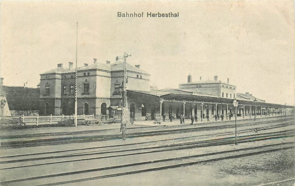 379-080-013 Herbesthal Bahnhof, Verzenden, Voor 1920, Duitsland