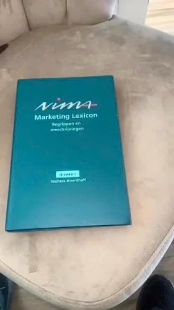 NIMA Marketing Lexicon - Begrippen en Omschrijvingen, Boeken, Gelezen, NIMA, Ophalen of Verzenden, Economie en Marketing
