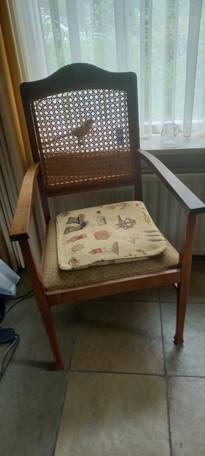antieke houten stoel, Antiek en Kunst, Ophalen