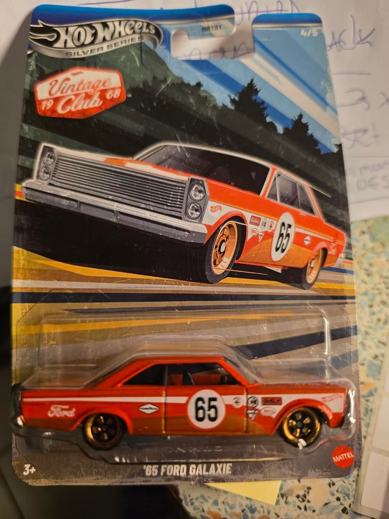 Hot Wheels '65 Ford Galaxie Silver Series Vintage Club, Mattel Inc., 636 Girard Avenue, East Aurora, NY 14052, USA, Nieuw, Ophalen of Verzenden
