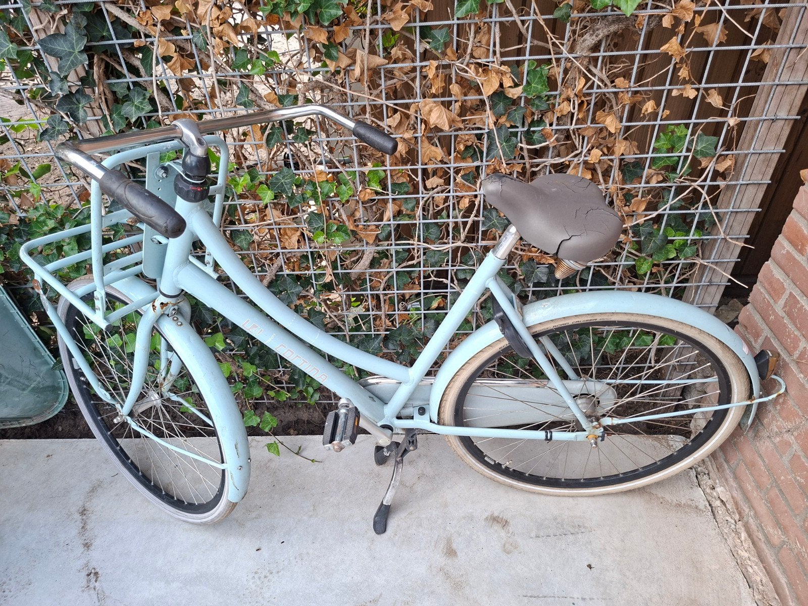 Stationsfiets met harde banden prima voor station of opknap, Ophalen of Verzenden, Gebruikt, Terugtraprem, Overige merken
