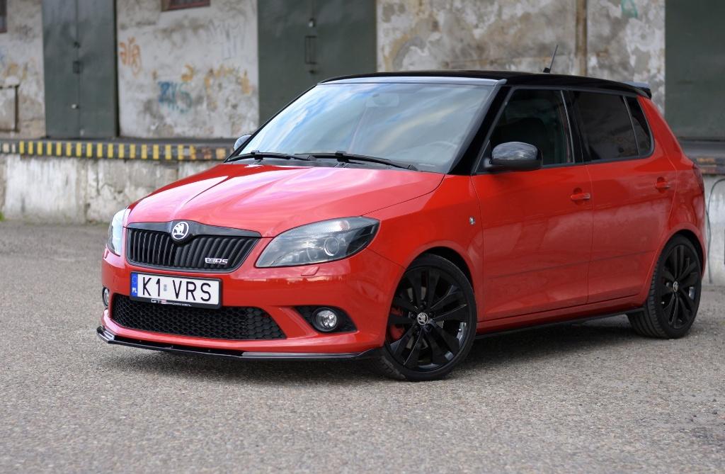 Voorlip sideskirt spoiler lip - Skoda Fabia RS 10-14