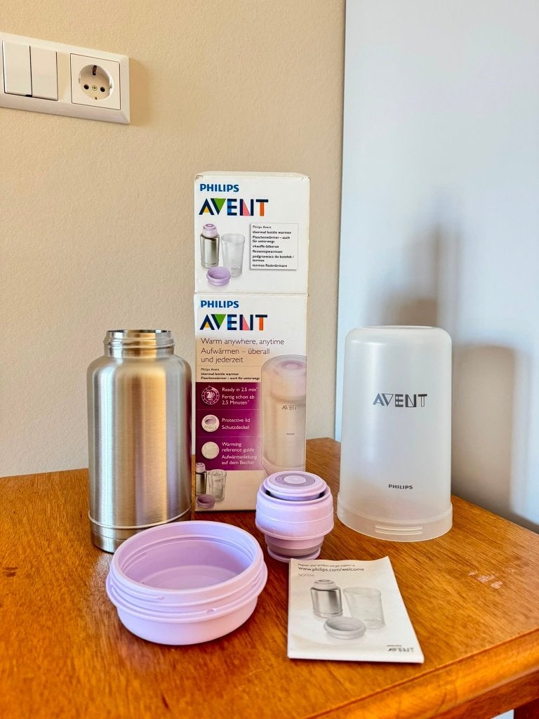 Philips Avent Flessenwarmer voor Onderweg SCF256, Ophalen of Verzenden, Nieuw, Flessen- of potjesverwarmer, Philips Avent