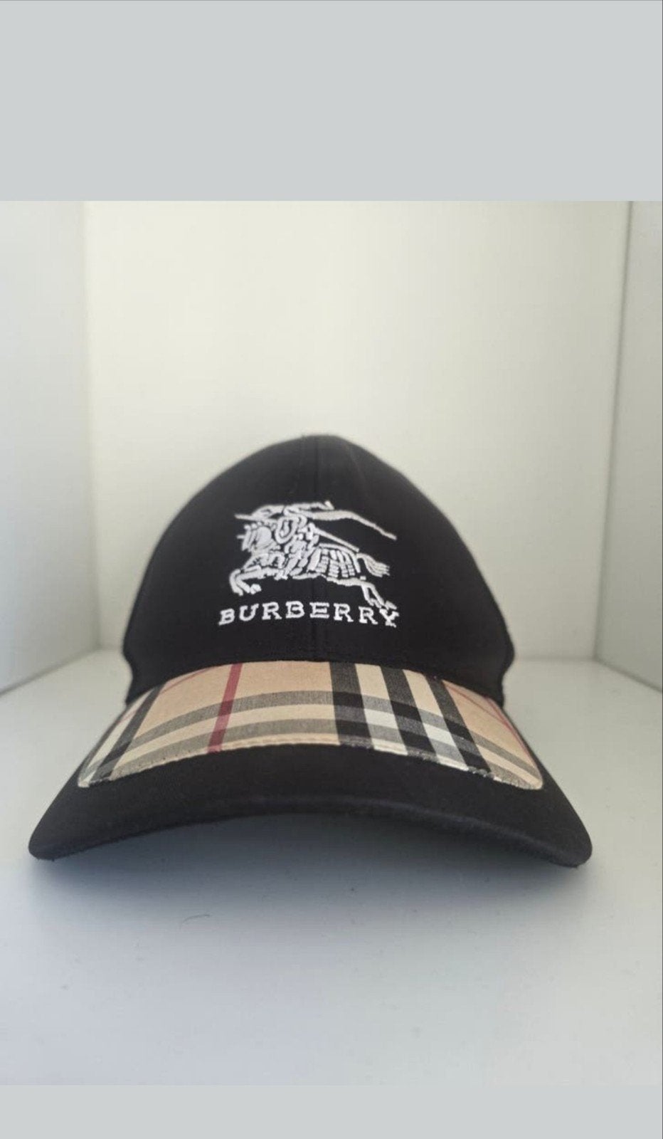 Burberry pet zwart met geruit patroon, Kleding | Dames, Hoeden en Petten, Burberry, One size fits all, Ophalen of Verzenden, Pet