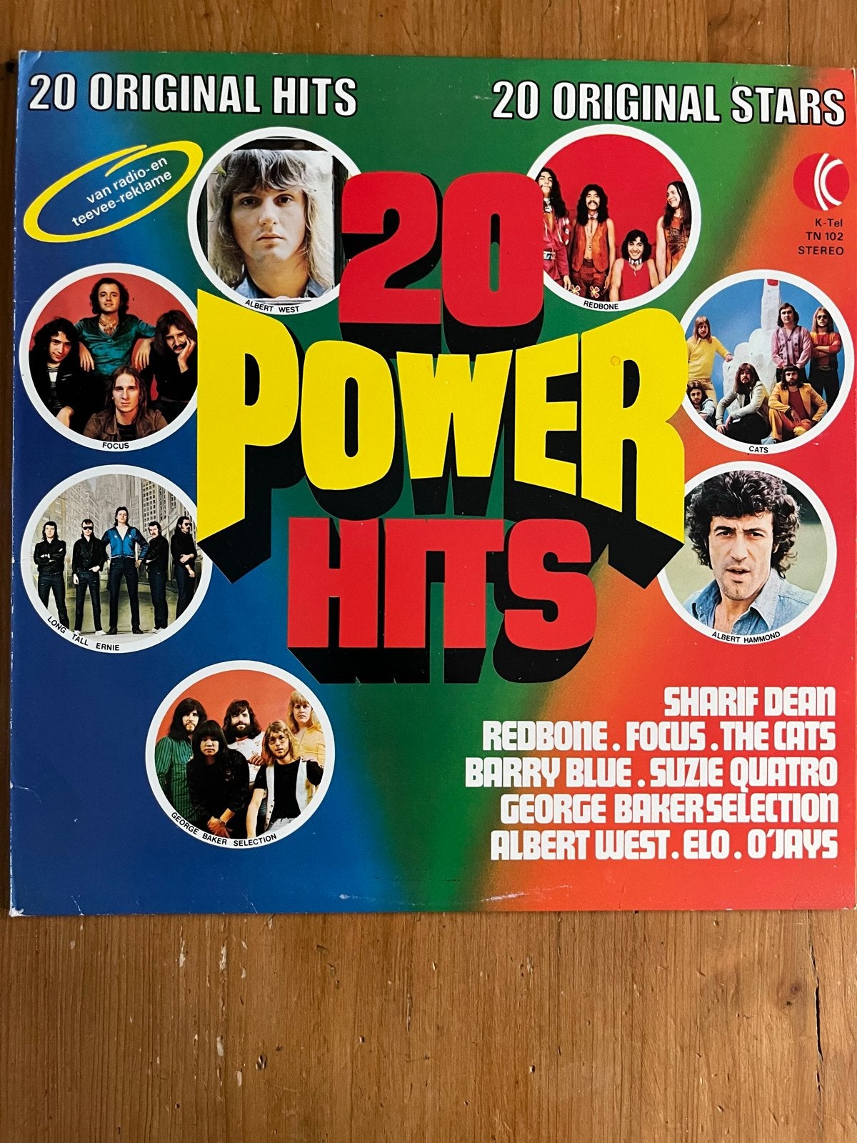 20 Power Hits - Verzamel LP uit 1974, Cd's en Dvd's, LP, Gebruikt, Pop, Ophalen of Verzenden