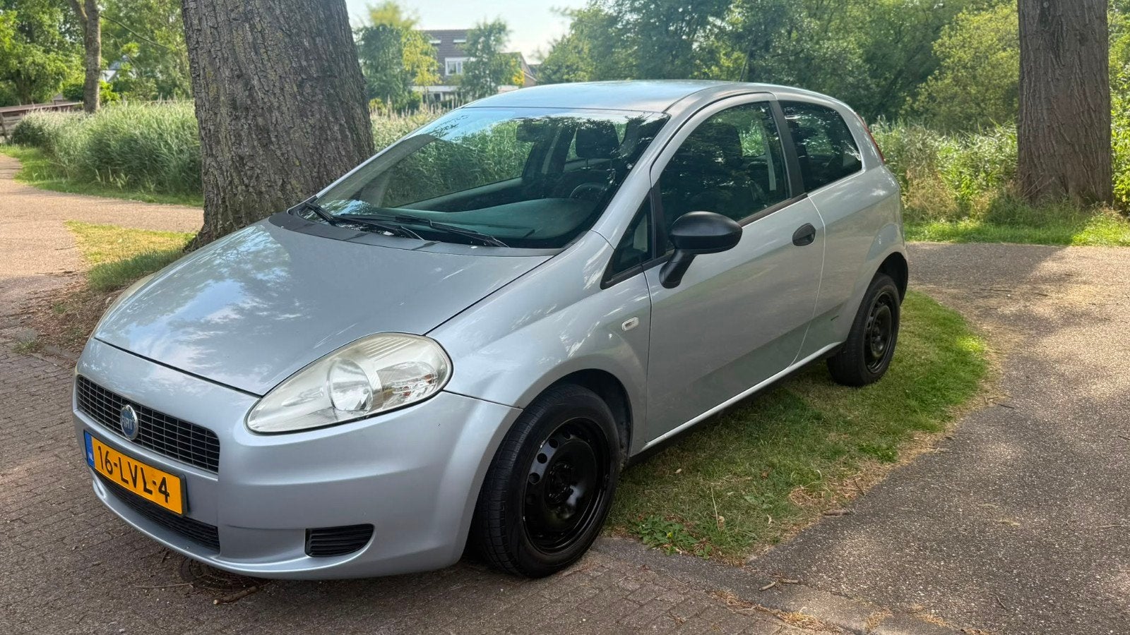 Fiat Punto 2007 Grijs, Auto's, 65 pk, Stof, 40 €/maand, 1242 cc
