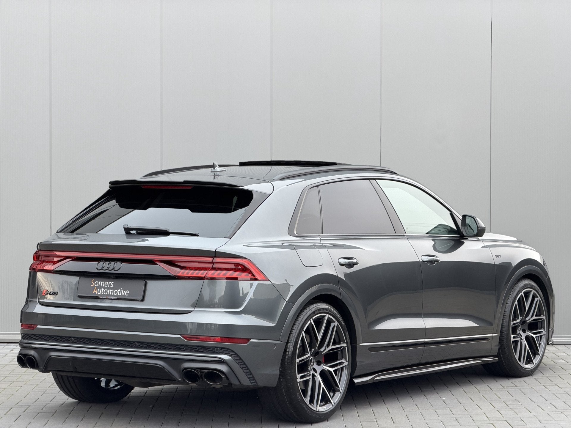Audi SQ8 4.0 TDI quattro | Panorama | Soft Close | Nachtzich, Auto's, Dealer onderhouden, Gebruikt, 8 cilinders, Leder