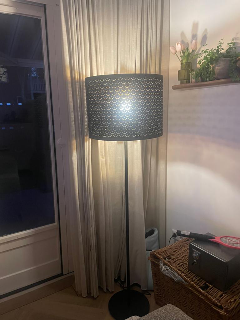 IKEA NYMÖ - SKAFTET staande lamp - zwart, Ophalen, Zo goed als nieuw, 150 tot 200 cm