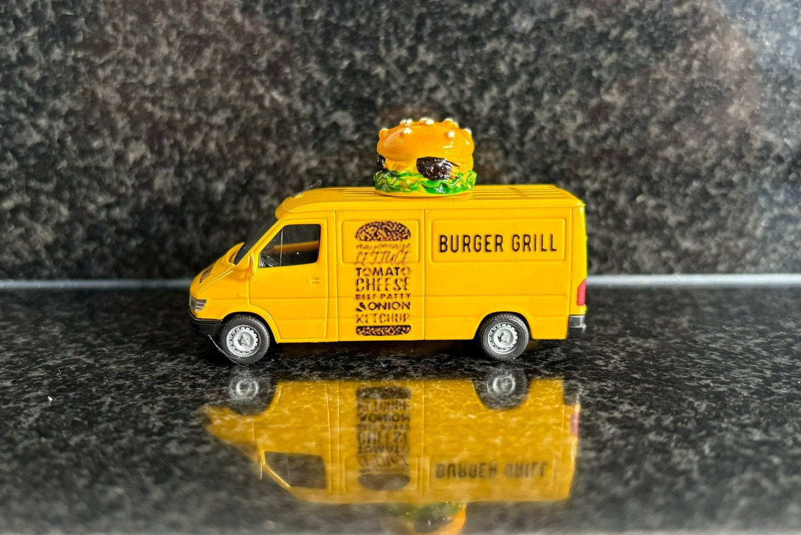 Decals transfer set hamburger grill foodtruck 1/87 H0, Verzenden, Nieuw