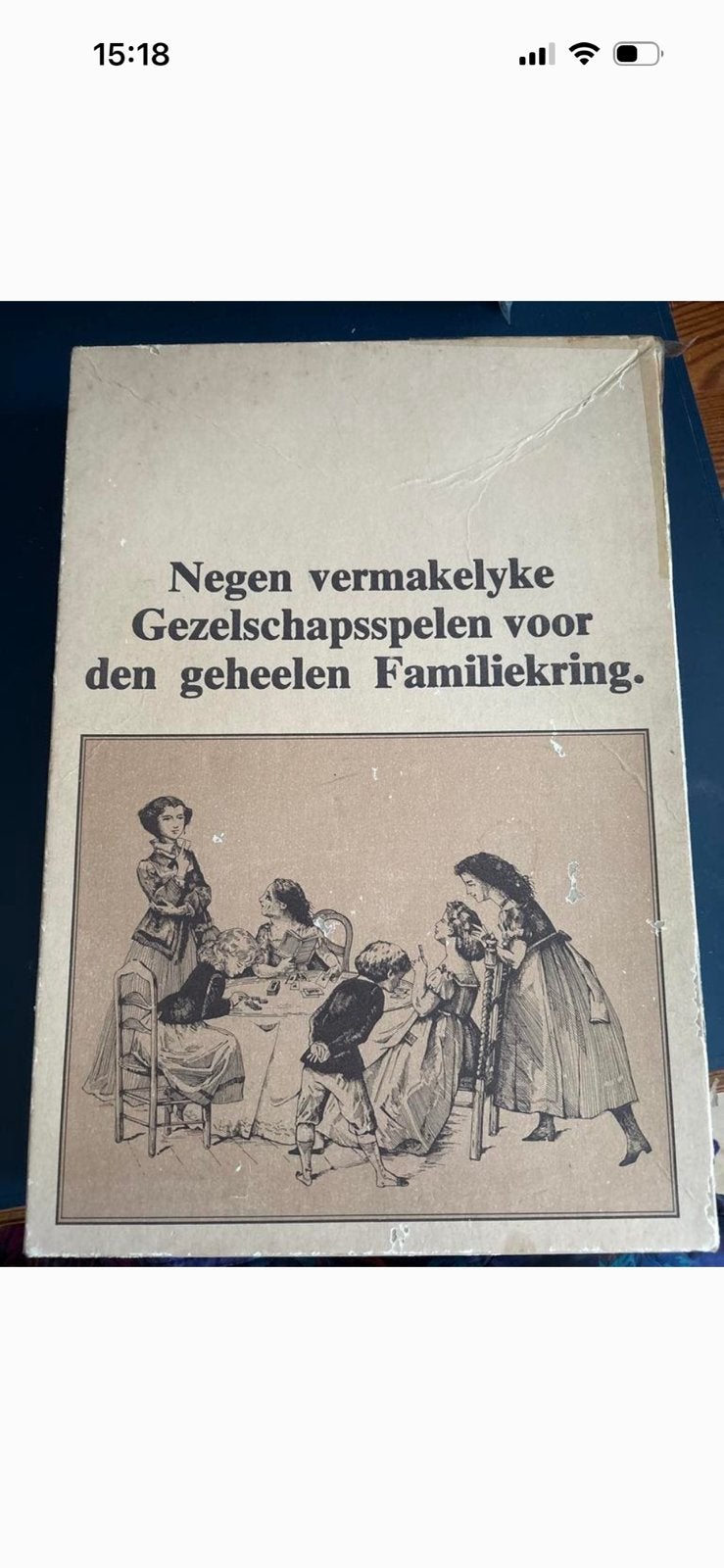Jumbo retro spellendoos, Ophalen of Verzenden, Gebruikt