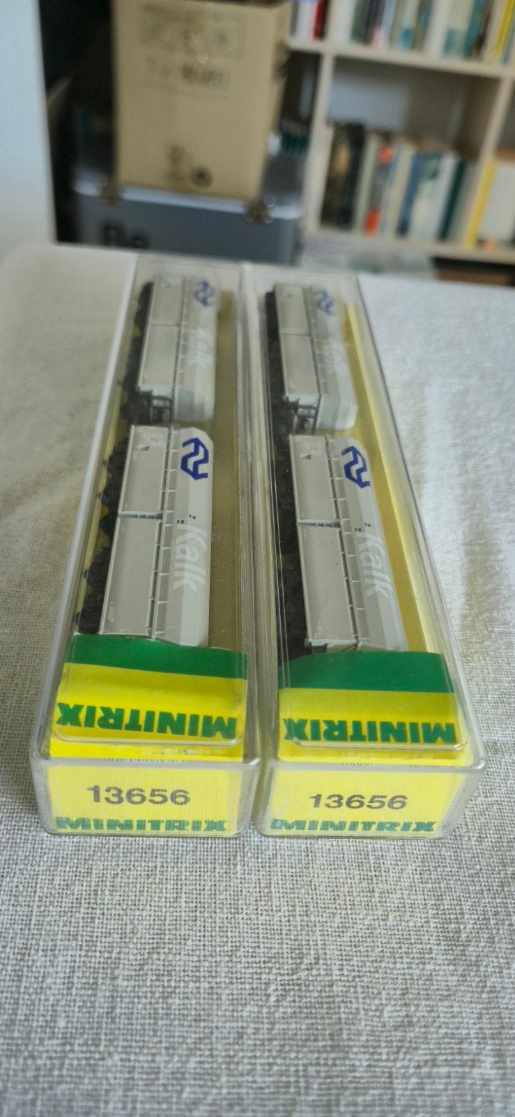 Minitrix 13656 NS Kalkwagenset (4 stuks) - N-spoor, Ophalen, Gelijkstroom, Wagon, NS