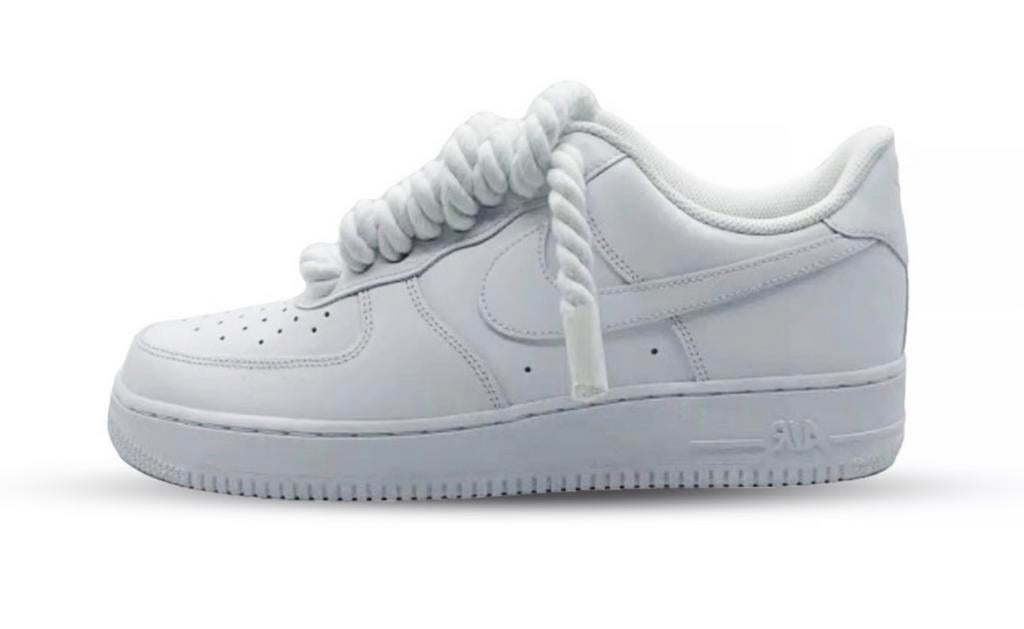 Nike Air Force 1 met dikke veters, Wit, Nieuw, Ophalen of Verzenden, Sneakers of Gympen