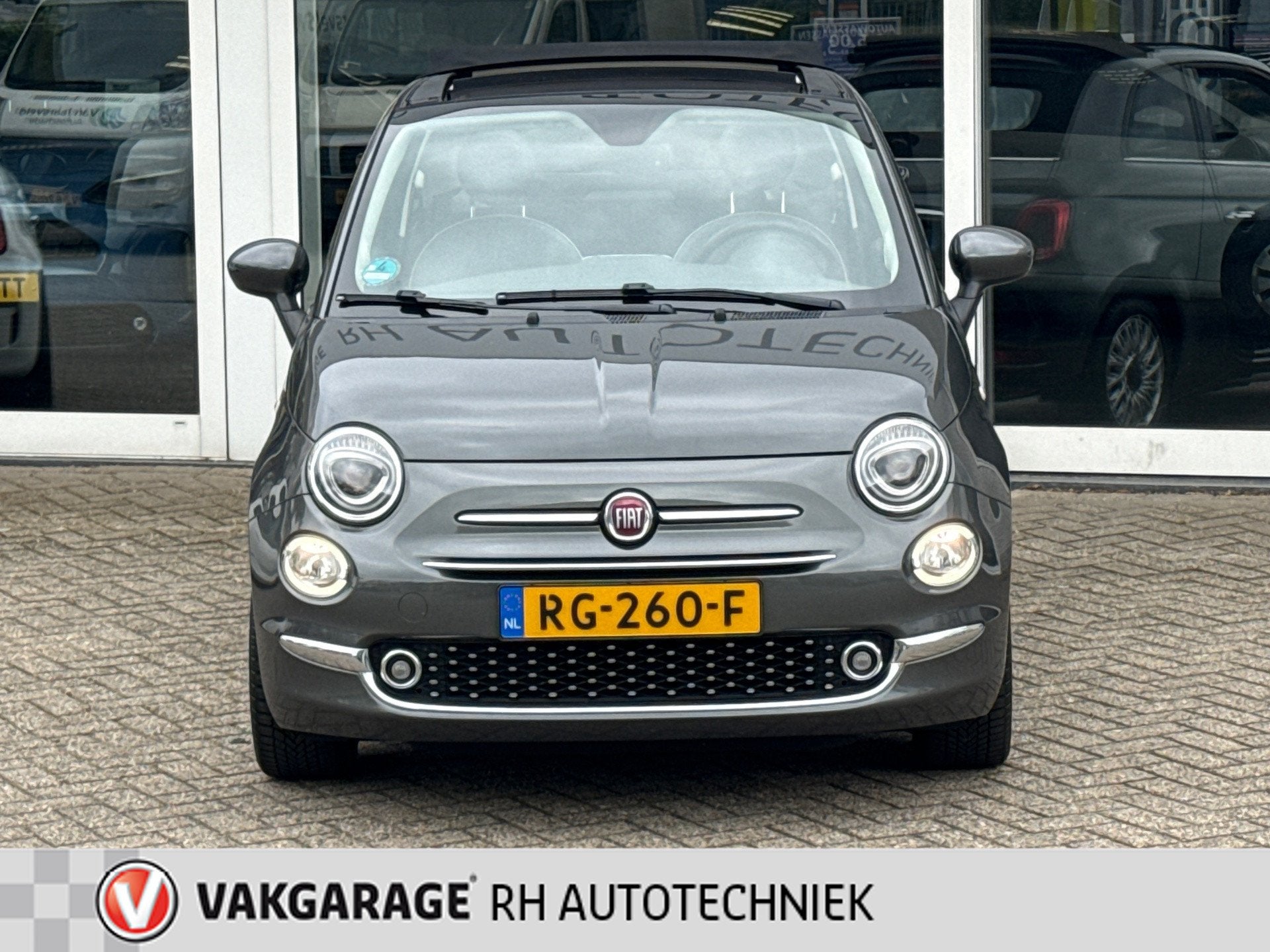 Fiat 500 C 1.2 Lounge, Auto's, Gebruikt, 4 cilinders, Cabriolet, Bedrijf
