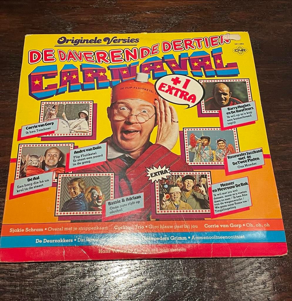 De Daverende Dertien Carnaval +1 Extra LP - Originele Versie, Originele persing, Ophalen of Verzenden, Gebruikt, 12 inch