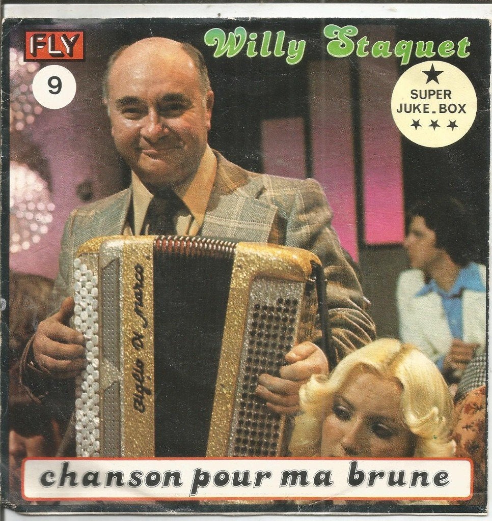 Willy Staquet – Chanson Pour Ma Brune (1979), Fotohoes, Ophalen of Verzenden, Zo goed als nieuw, Nederlandstalig